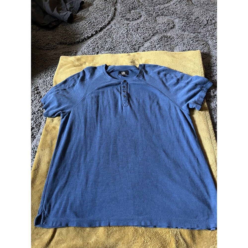 Rock And Republic, Men's Blue Shirt Size 2XL